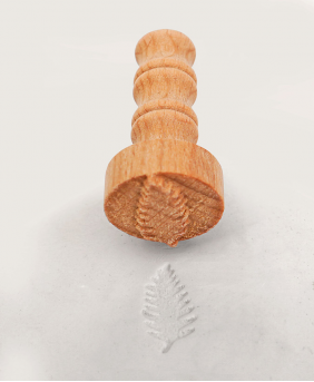 Clay Stamp - Tropical Leaf